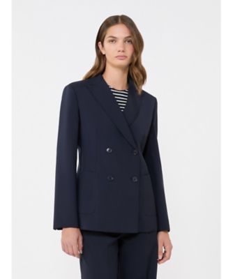 スィンニア ストレッチ ウール ダブルブレスト ジャケット