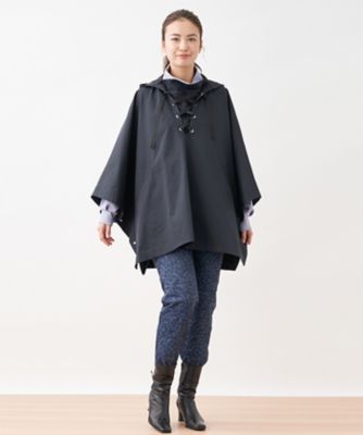 CELFORD ライトグレー ファーポンチョ CELFORD / セルフォード ファーポンチョコート 25秋冬予約