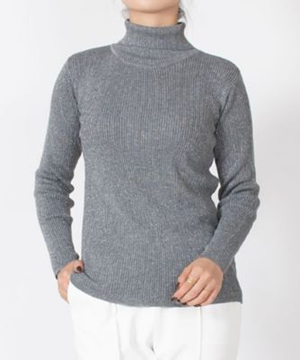 ラメ入り リブタートルネックセーター 三越伊勢丹オンラインストア 公式