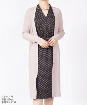 ジョコンダ　ロイヤル　ＪＯＣＯＮＤＥ　ＲＯＹＡＬ　【アンサンブル対応】リブ編み　ロングカーディガン