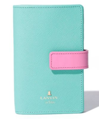 ＜LANVIN en Bleu (Bag&SLG)＞リュクサンブールカラー　カードケース　ブルー２