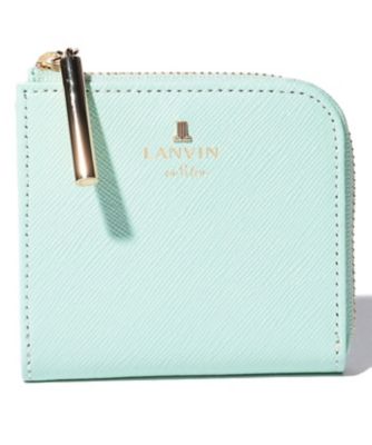 ＜三越伊勢丹/公式＞ LANVIN en Bleu (Bag & SLG)/ランバンオンブルー リュクサンブール 小銭入れ ミント 財布・マネークリップ【三越伊勢丹/公式】