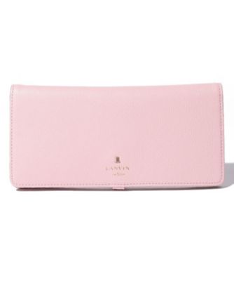 ＜LANVIN en Bleu (Bag&SLG)＞メラニー　薄マチ札入れ　ペールブルー３