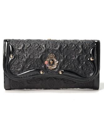 ＜ANNA SUI (Women)＞セルパン　口金長財布　パープル