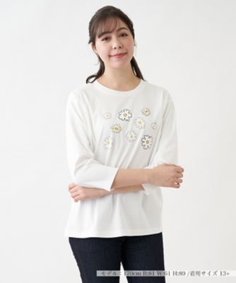 Leilian 〇〇 レリアン レディース カットソー サイズ13+