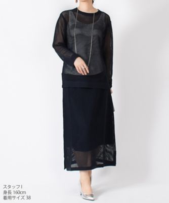 ラ　ジョコンダ　ＬＡ　ＪＯＣＯＮＤＥ　【セットアップ対応】ドライストレッチ　ニットスカート