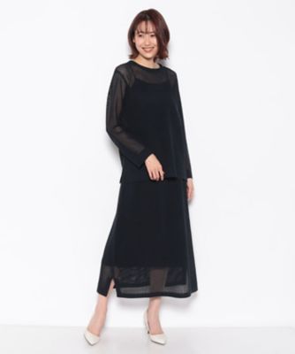 ラ　ジョコンダ　ＬＡ　ＪＯＣＯＮＤＥ　【セットアップ対応】ドライストレッチ　ニットスカート