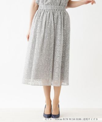 レースフレアスカート ｌｅｉｌｉａｎ ｗｈｉｔｅ ｌａｂｅｌ 三越伊勢丹オンラインストア 公式