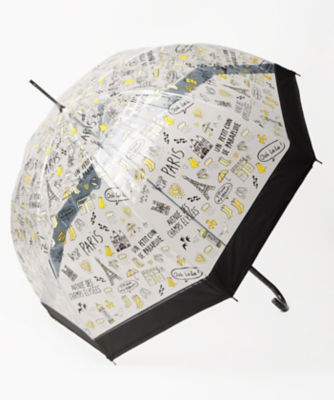 【SALE】パリ FAUX PAS PARIS フォーパ パリ パリ柄 雨傘 クロ 傘・日傘