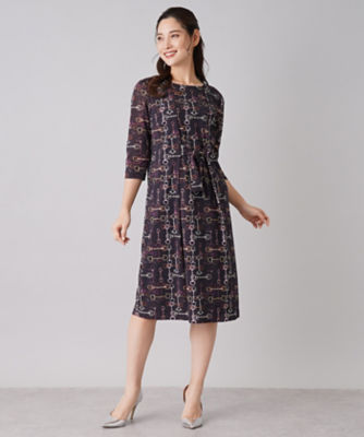 伊勢丹別注V-Neck Classic Cotton Dress | ajmalstud.com