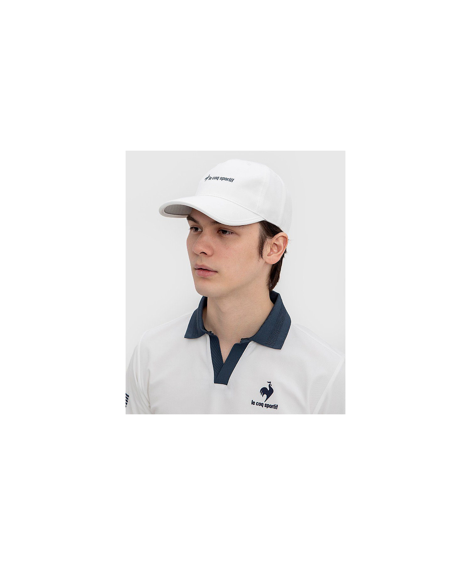 ion”e”airテニスキャップ の通販 三越伊勢丹オンラインストア 【公式】 ルコック スポルティフ le coq sportif バイザー ion"e"airテニスサンバイザー 帽子 吸汗速乾 上品感 シンプル ホワイト ブラック ネイビー レディース 小物 グッズ ウエアアクセサリー テニス QTCUJC60