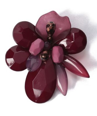 春先取りの トルネードマート フラワーモチーフ 2連ブローチ その他