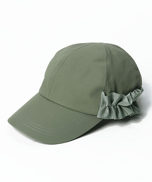 ＜三越伊勢丹/公式＞ LX ビューランス サイドフリルキャップ ライトグリーン 帽子
