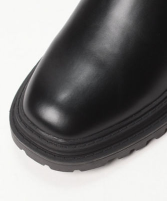 【新品未使用】4.8万 REBLOS レブロス 伊勢丹 革靴 サイドゴアブーツvintagetaupe素材