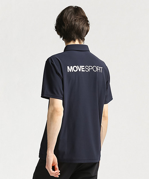 【SALE】SUNSCREEN ミニ鹿の子 バックロゴポロシャツ NV(NV) スポーツウェア