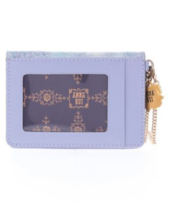 ANNA SUI パピヨン 2面パスケース ピンク -人気ブランドのバッグ