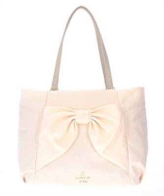 ＜LANVIN en Bleu (Bag&SLG)＞ジョエル　２ｗａｙトート　アイボリー