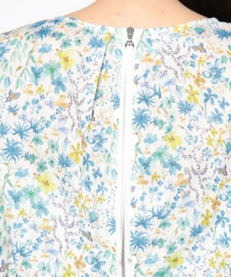 新品タグ付き【レリアン】ボタニカル スモックブラウス