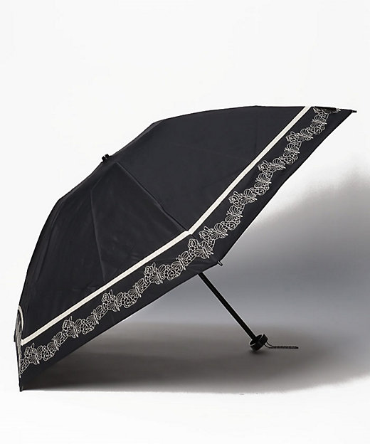 SALE／92%OFF】 レディース ラメ入り 折りたたみ傘 ３つ折りミニ傘 ５０センチ