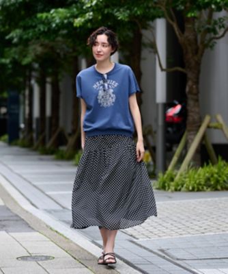 洗える ウエスト伸縮ドットスカート | ファッション・服 | 三越伊勢丹  