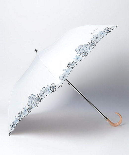 NINA RICCI ニナ リッチ フラワーガーデン刺しゅう柄 晴雨兼用傘 (トップフラット折傘) の通販 三越伊勢丹オンラインストア 【公式】 ニナリッチ 日傘