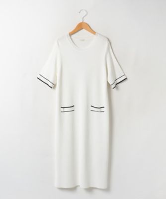 ＜ゲスト　ジョコンダ＞ゲスト　ジョコンダ　ＧＵＥＳＴ　ＪＯＣＯＮＤＥ　【大きいサイズ】【セットアップ対応】配色ラインニットワンピース