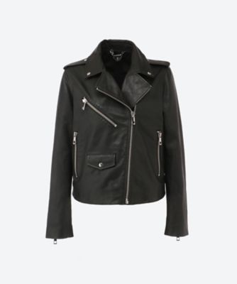 ＜WHISTLES (Women)＞Ａｇｎｅｓ　Ｐｏｃｋｅｔ　Ｌｅａｔｈｅｒ　Ｊａｃｋｅｔ