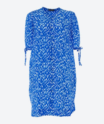 ＜三越伊勢丹/公式＞【SALE】【送料無料】WHISTLES (Women)/ウィッスルズ 大きいサイズ Speeding Squares Frankie Dress Blue/Multi ワンピース・ドレス【三越伊勢丹/公式】
