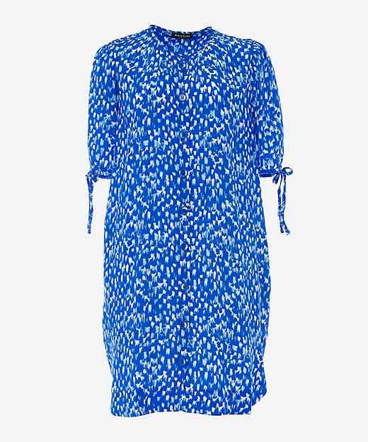 ＜三越伊勢丹/公式＞【SALE】【送料無料】WHISTLES (Women)/ウィッスルズ 大きいサイズ Speeding Squares Frankie Dress Blue/Multi ワンピース・ドレス【三越伊勢丹/公式】