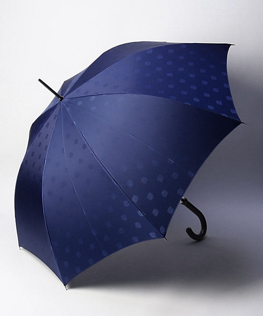  アクアスキュータム 紋章柄 雨傘 35ブルー 傘・日傘