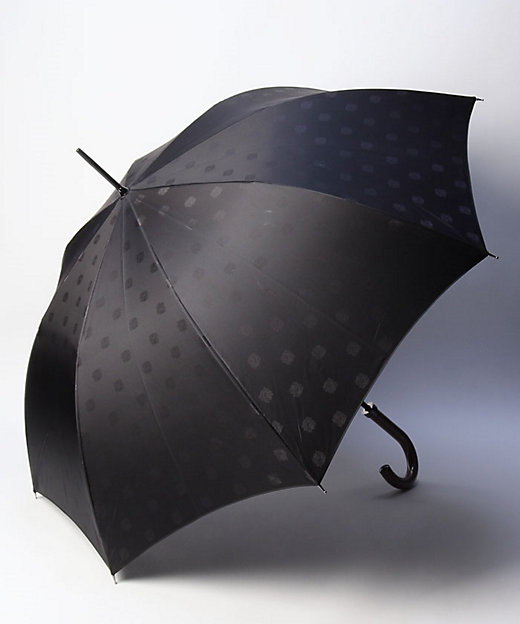  アクアスキュータム 紋章柄 雨傘 98ブラック 傘・日傘