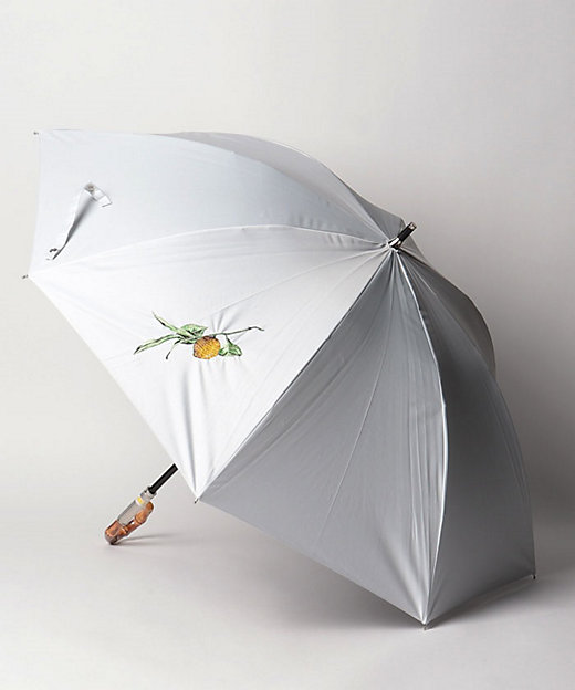 ＪＩＬＬ　ＳＴＵＡＲＴ　ジル　スチュアート　刺しゅう柄　晴雨兼用折傘（１段スライドショート傘）日傘