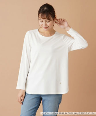 クルーネックカットソー【Leilian WHITE LABEL】-