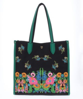 ANNASUIアナスイ花柄マーガレットレースハンドバッグ鞄 どぎつ