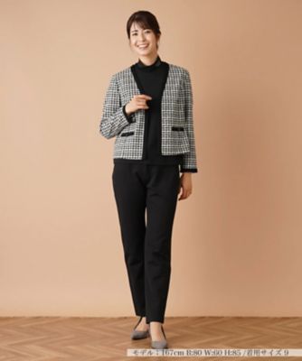Leilian スーツ　フォーマル　セットアップ　千鳥格子　9号 Leilian スーツフォーマルセットアップ千鳥格子9号