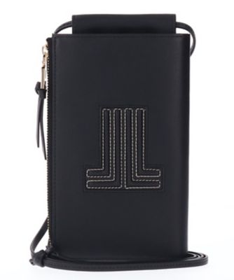 ＜LANVIN en Bleu (Bag&SLG)＞ヴィジュ　スマホショルダー財布　グレイッシュブルー