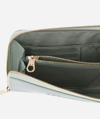 ヴィジュ　スマホショルダー財布　グレイッシュブルー