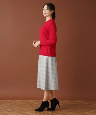 タッタソールフレアスカート【ROCHAS Premiere  