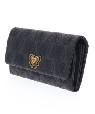 ANNA SUI 長財布 牛革 伊勢丹 パープル