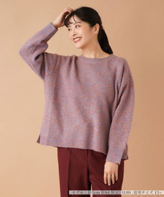 ＜Leilian plus house (Women/大きいサイズ)＞クルーネックニット