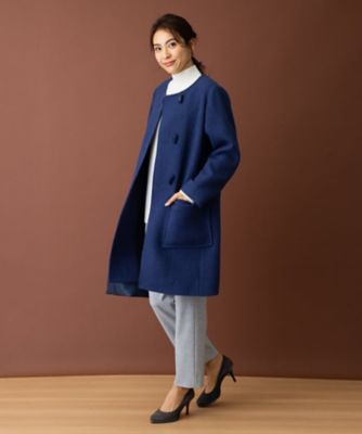 Leilian 】 レリアン レディース ロングコート ライナー付き