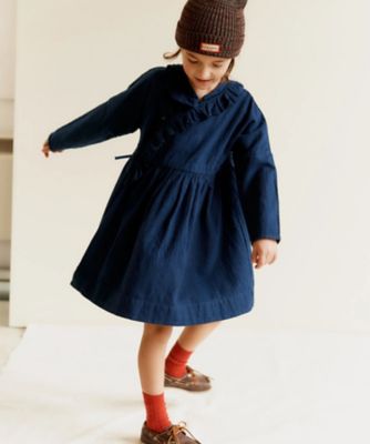 KAI DRESS／NAVY | CARAMEL (Baby&Kids)/キャラメル