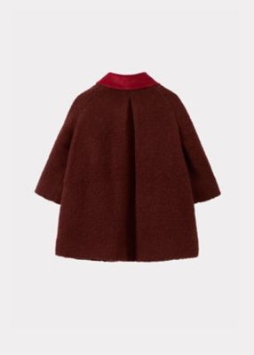 FELIX BABY COAT／BERRY BROWN | CARAMEL