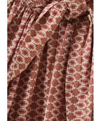 CARAMEL ABELIA DRESS GEO PRINT ワンピース ８Y ABELIA DRESS／KALEIDOSCOPE | CARAMEL