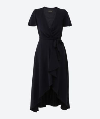 ＜Phase Eight (Women)＞Ｊｕｌｉｓｓａ　Ｎａｖｙ　Ｆｒｉｌｌ　Ｗｒａｐ　Ｄｒｅｓｓ