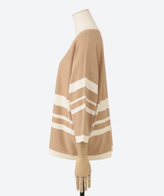Ｇｅｒｉ　Ｇｅｏ　Ｌｉｎｅｄ　Ｋｎｉｔ　Ｔｏｐ　４０４１００２０６