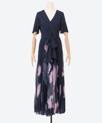 Phase Eight (Women)/フェイズエイト Abigail Printed Pleat Maxi Dress 1000146351
