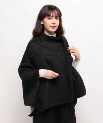 ADORE アドーア ポンチョ ケープ コート リバーシブル ダブルフェイス 