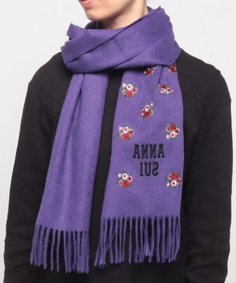 ＡＮＮＡ ＳＵＩ アナ スイ ウールジャカードマフラー | ANNA SUI (Women)/アナ スイ | 三越伊勢丹オンラインストア・通販【公式】