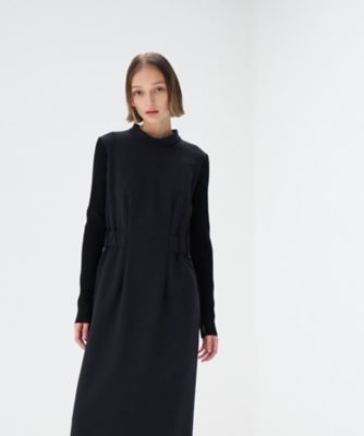 TRダブルクロスニットスリーブワンピース | LANVIN en Bleu (Women 